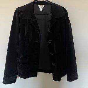 Talbots Black Jacket, Black, Size 12